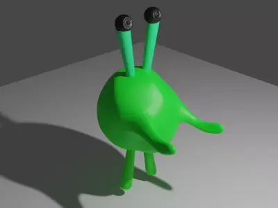 Alien Free 3D model buy