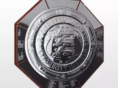 FA Community Charity Shield Trophy 3D model