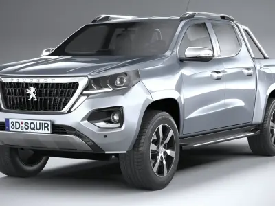 Peugeot Landtrek 2021 3D model