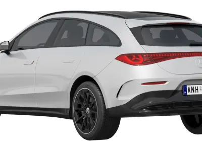 Mercedes-Benz CLA Shooting Brake EQ AMG line 2026 3D model