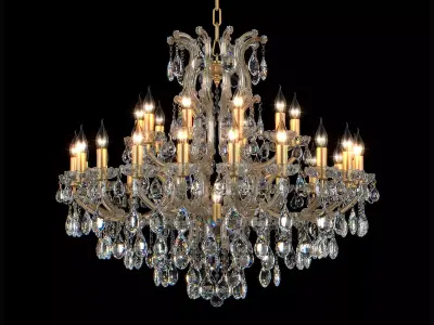 775313  Champa Osgona Chandelier 3D model