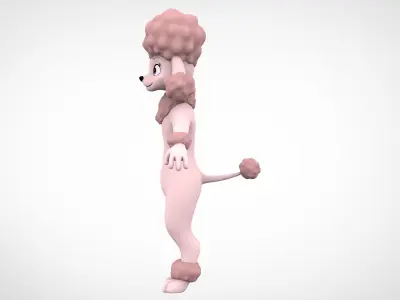 Poodle 3D model