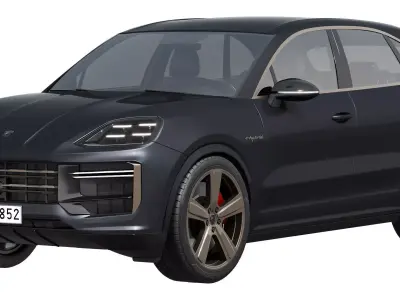 Porsche Cayenne Turbo 2025 3D model