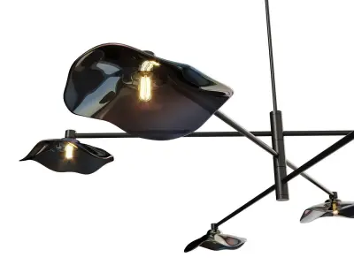 John pomp Calla chandelier 3D model