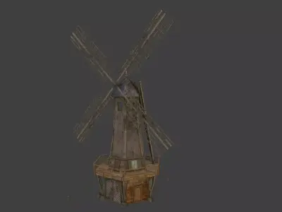 witchs windmill 3D model