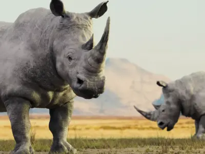 White Rhino model 3D model