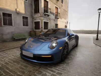 Porsche 911 Carrera S 2019 3D model