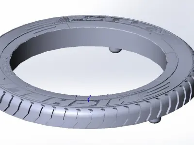  Michelin pilot SX tires 3D model