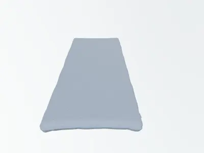 Modern foam Mattress Low-poly 3D model