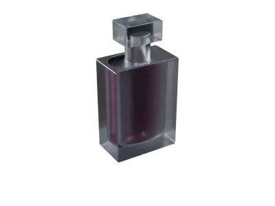 Luxury Perfume Scent Bottle  Modern Cosmetic Fragrance 3D model