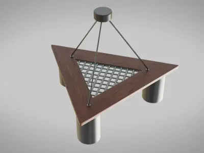 Ceiling light 2 Low-poly 3D model