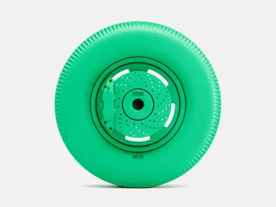 15x4 Torq Thrust D Wheel Firestone 670 15 Tire 3D print model