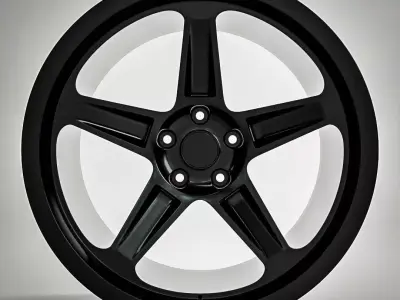 Dodge Demon Wheels Free 3D model