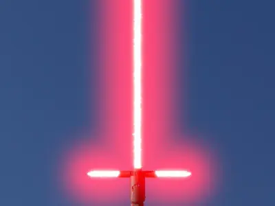 Kylo Ren Lightsaber Free 3D model
