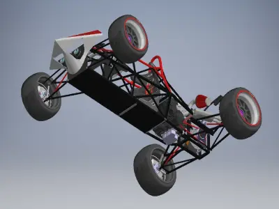 Car designed sports car racing  3D model