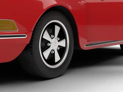Porsche 911 Targa 1967 HQ 3d model  3D model