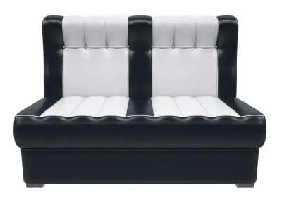Retro sofa of car seats Free 3D model