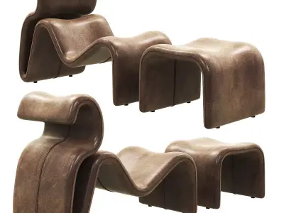 MBEKSECLRAA chair premium 3d model Low-poly 3D model
