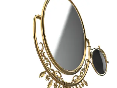 Antique Mirror 3D model buy