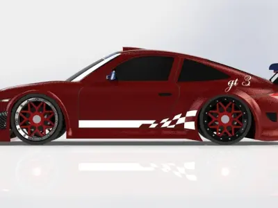 Porshe 911 GT3 3D model
