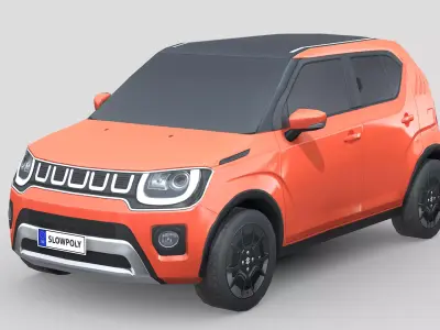 Suzuki Ignis 2021 Low-poly 3D model