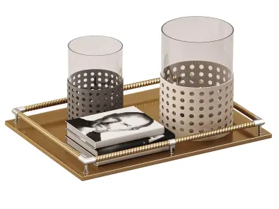 Mimosa Large Moka Giobagnara 3D model