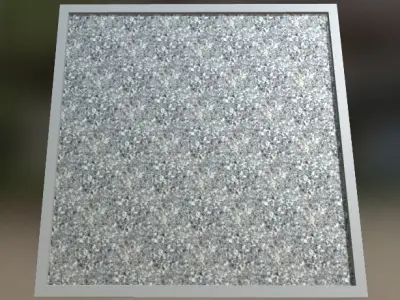 White and Grey Paladian Mosaic Texture