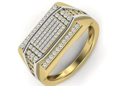 Men ring 3dm Render details 3D print model