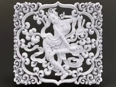 Secret Garden Ornament 3D print model