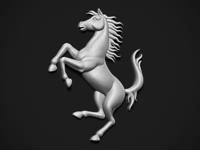 Ferrari Horse 3D print model