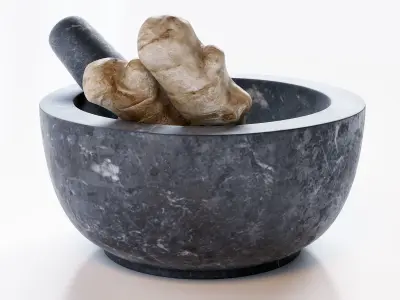 Mortar and Pestle 3D model