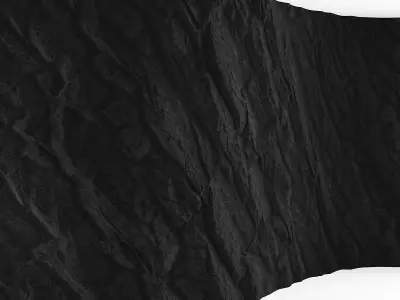 Rock Black Wall Texture 3D model