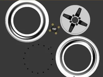 Work Equip 02 Oldschool 3D model