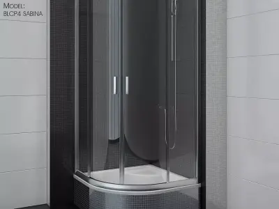 Shower room Ravak Blix - model BLCP4 SABINA 3D model