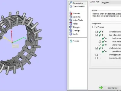 Eternity Band diamond rings 3D print model 3D print model
