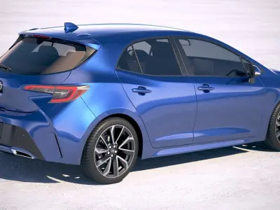 Toyota Corolla Hatchback 2019 3D model