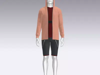 Sport Suit Low-poly 3D model 28