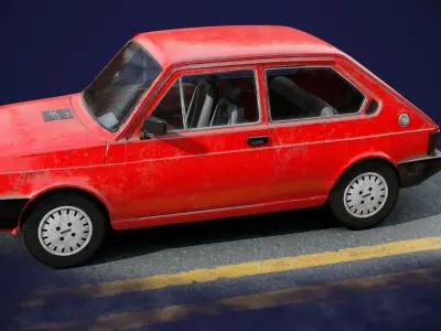 Fiat 147 car 3D model