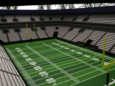 American football stadium 3D model purchase