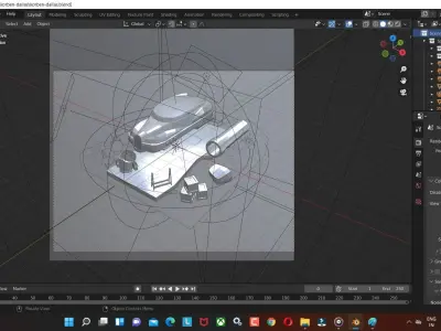 Korben Dallas low poly  car games ready 3D model