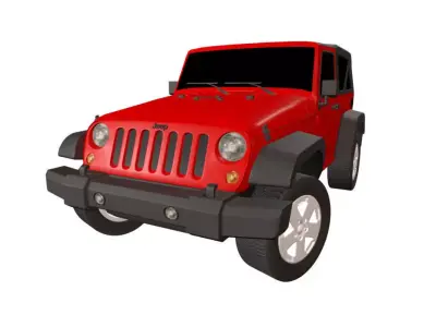 3d jeep wrangler 3D model