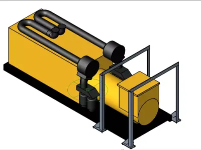 Deisel Generator  3D model