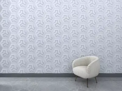 3d wall panel Low-poly 3D model get
