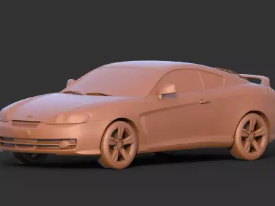 Hyundai Tiburon 3D print model