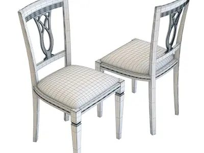 Scavolini Baccarat Dining Chair 3D model