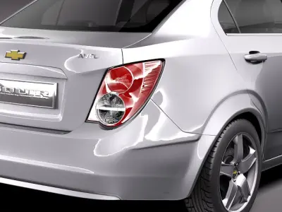 Chevrolet Aveo Sonic Sedan 2012 3D Model 3D model
