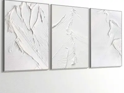 Abstract Painting Set of 3 pieces - No 20 Low-poly 3D model