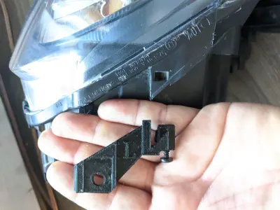 VW GTI Golf Jetta r32 mk5 Upper Right headlight repair tab 3D print model