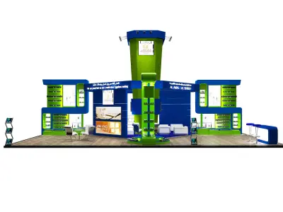 Booth Exhibition Stand a388a 3D model