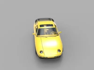 1981 Porsche 928 3D model